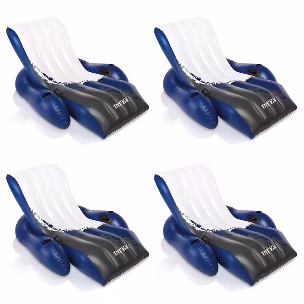 INTEX 18 ft. x 9 ft. Rectangular 52 in. Hard Side Pool 2 Ultra XTR Pool (2-Pack), Cooler (2-Pack), Float (4-Pack)