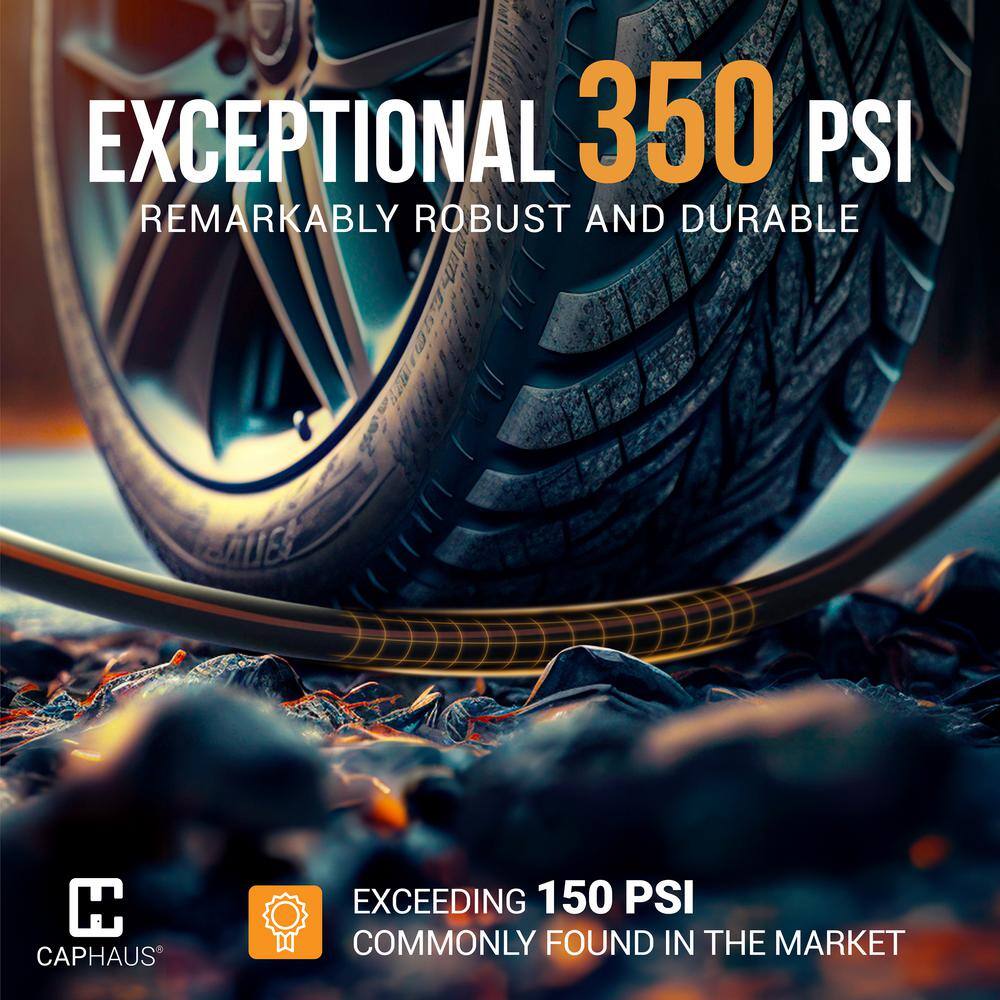 None 5/8 in. Dia. x 100 ft. Garden Hose with 3/4 in. NH Solid Brass Fittings, Leak-Proof Construction