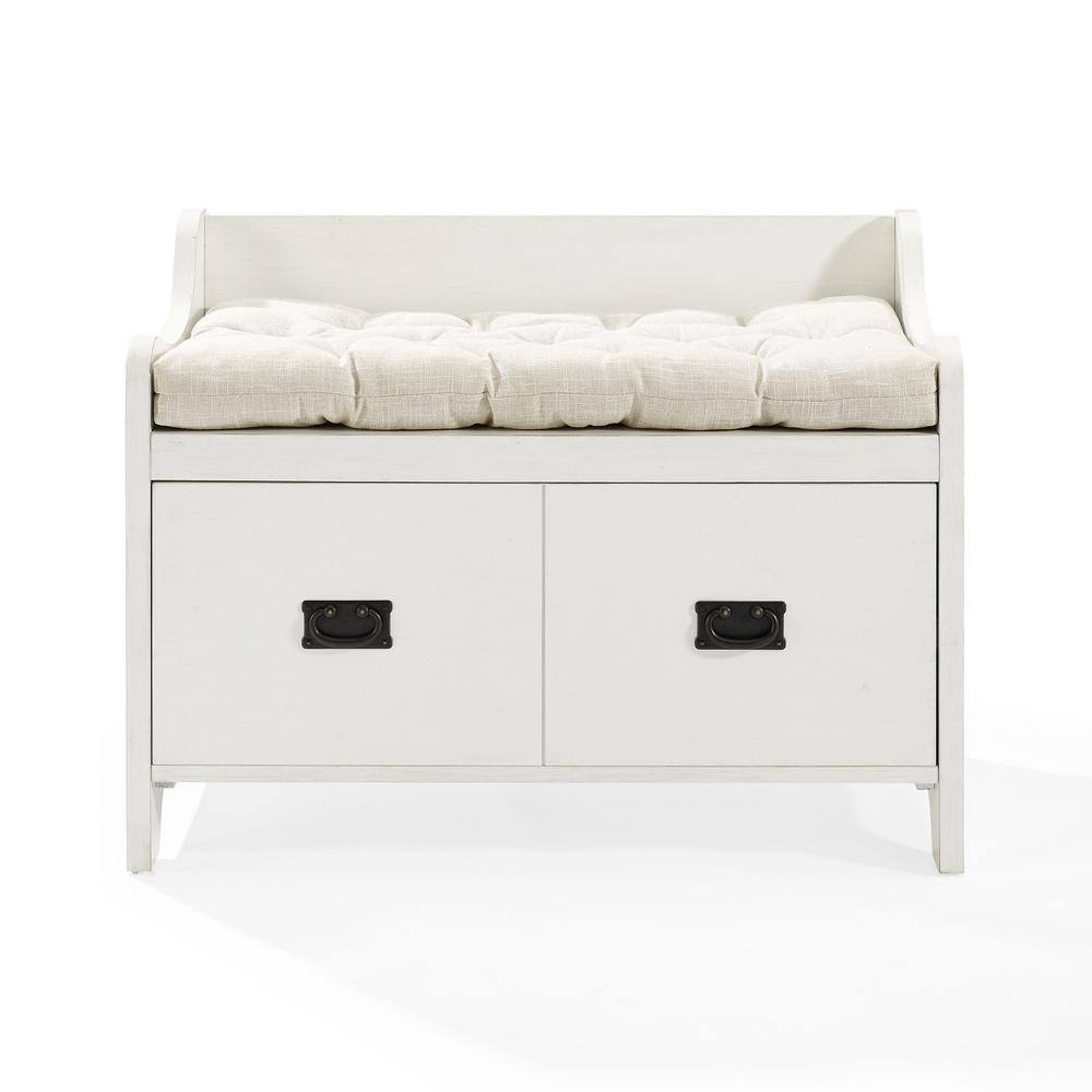 CROSLEY FURNITURE Fremont White Entryway Bench
