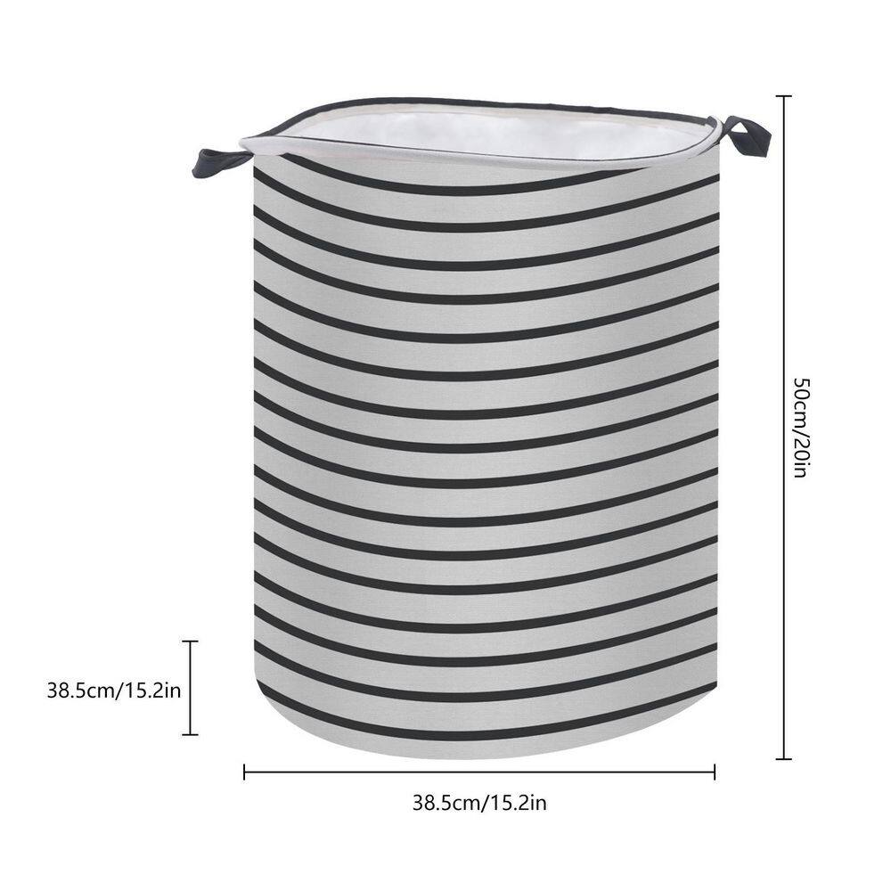 None Freestanding Collapsible Large Drawstring Clothes Hamper with Handle