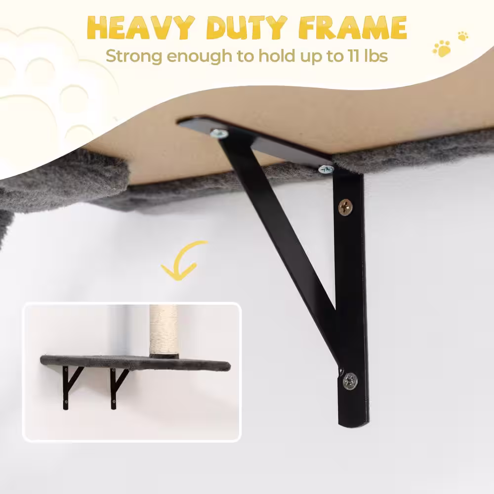 COZIWOW Wall Mounted Cat Tree Shelves