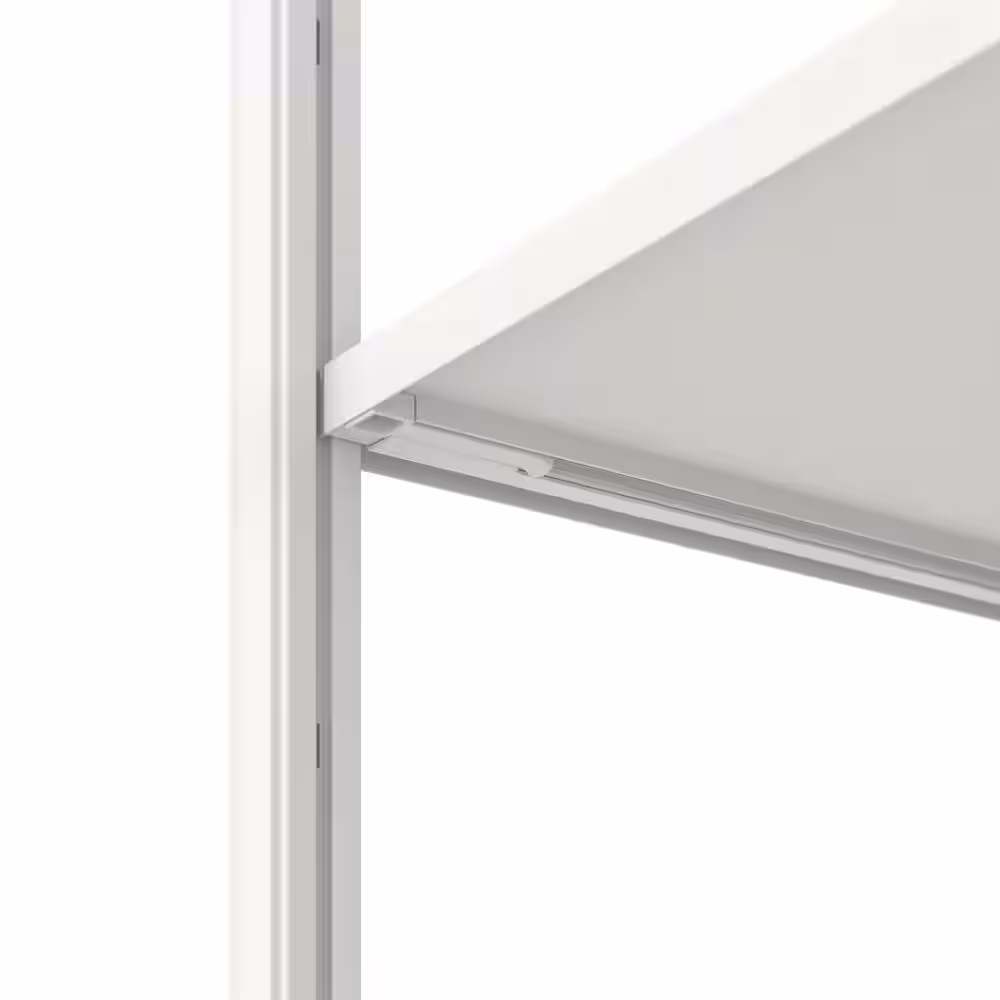 CLOSETS By LIBERTY 48 in. W - 92 in. W White Closet Drawer Tower with Shelf and Rod Extensions Wood Closet System