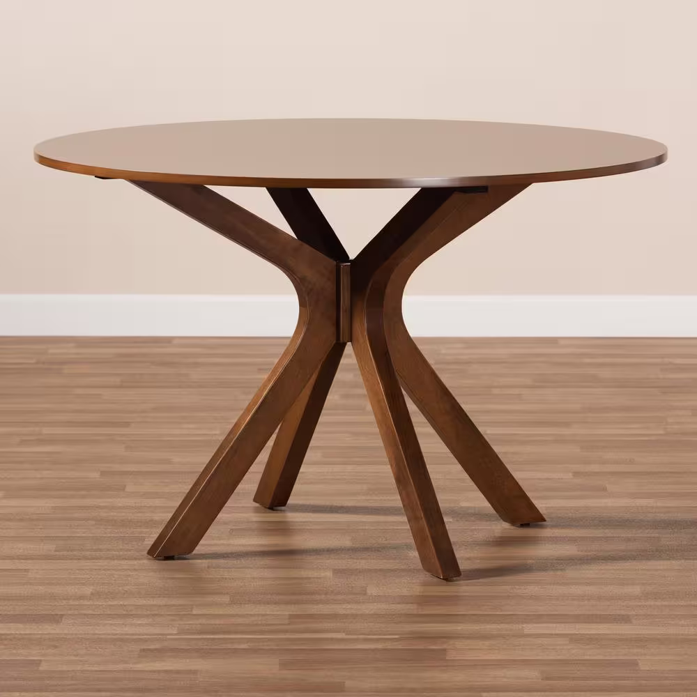 Baxton Studio Kenji Walnut Dining Table