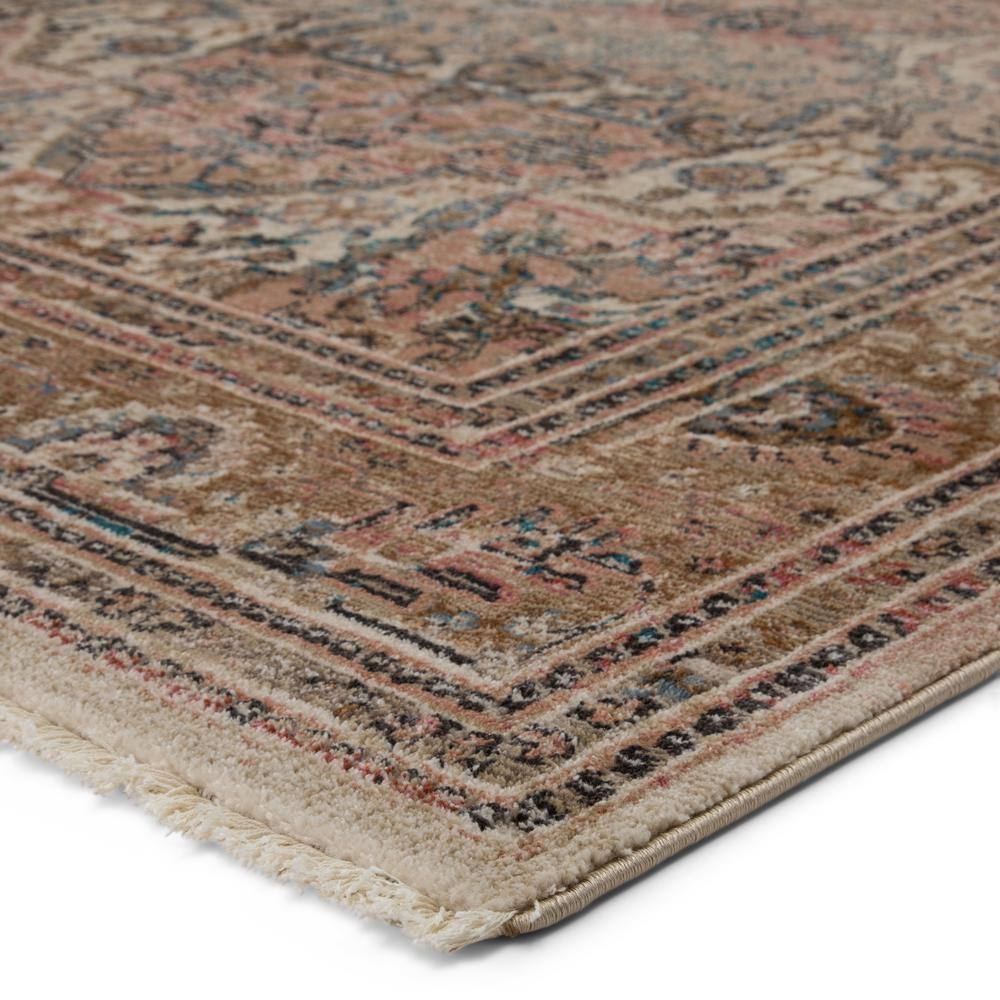 Jaipur Living Ginia Blush/Beige 7 ft. 10 in. x 11 ft. 1 in. Medallion Area Rug