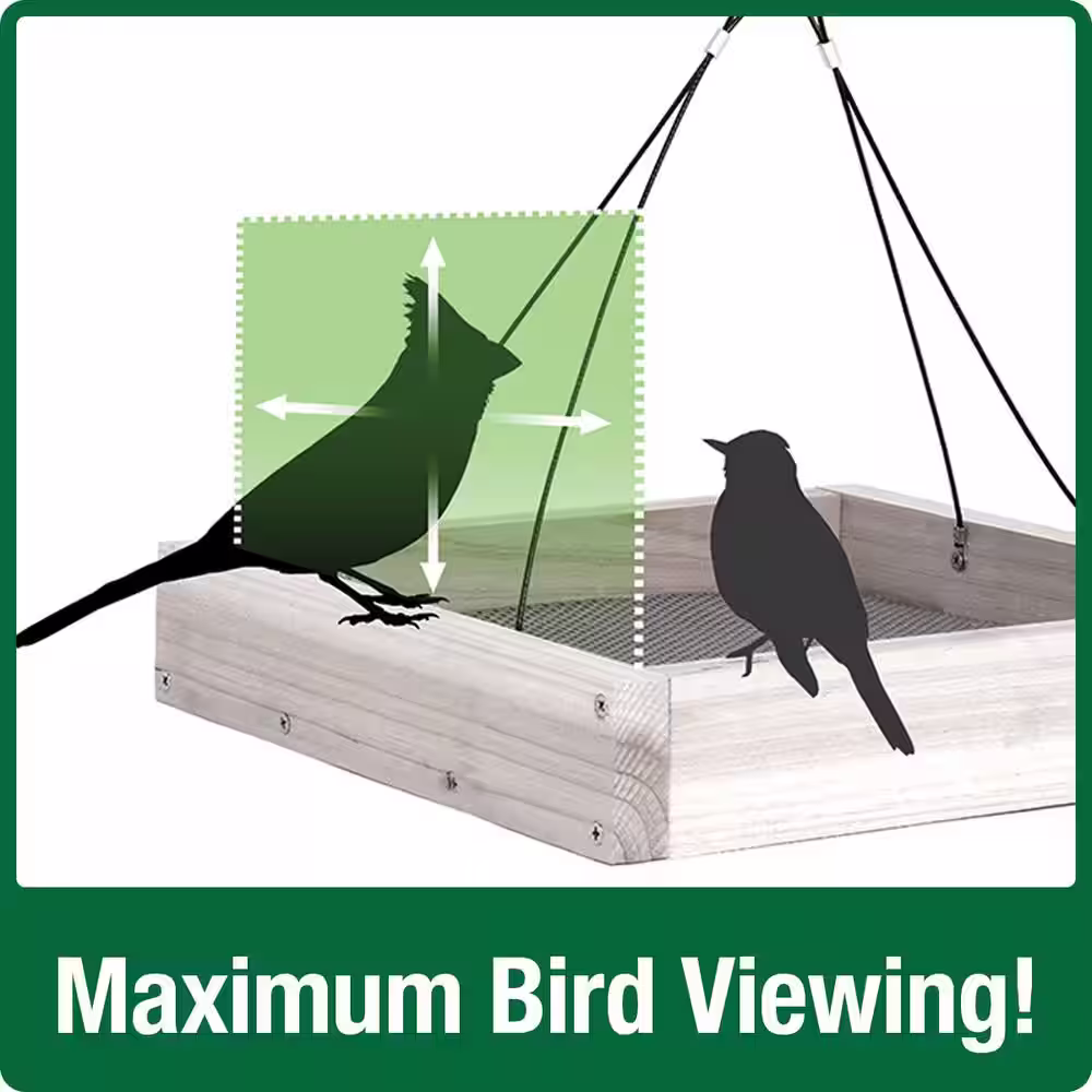 Nature's Way Bird Products Cedar Tray Wild Bird Feeder