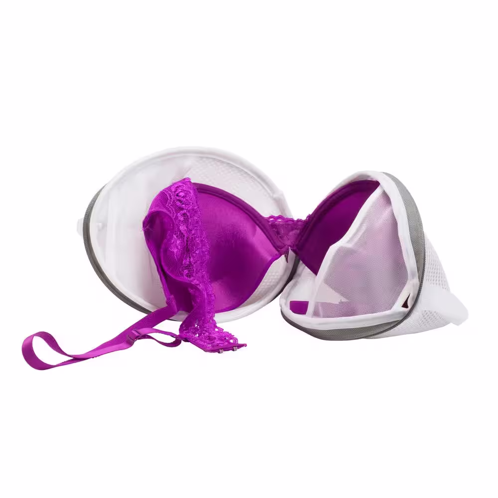 Woolite Sanitized Twin Compartment Bra Wash Bag