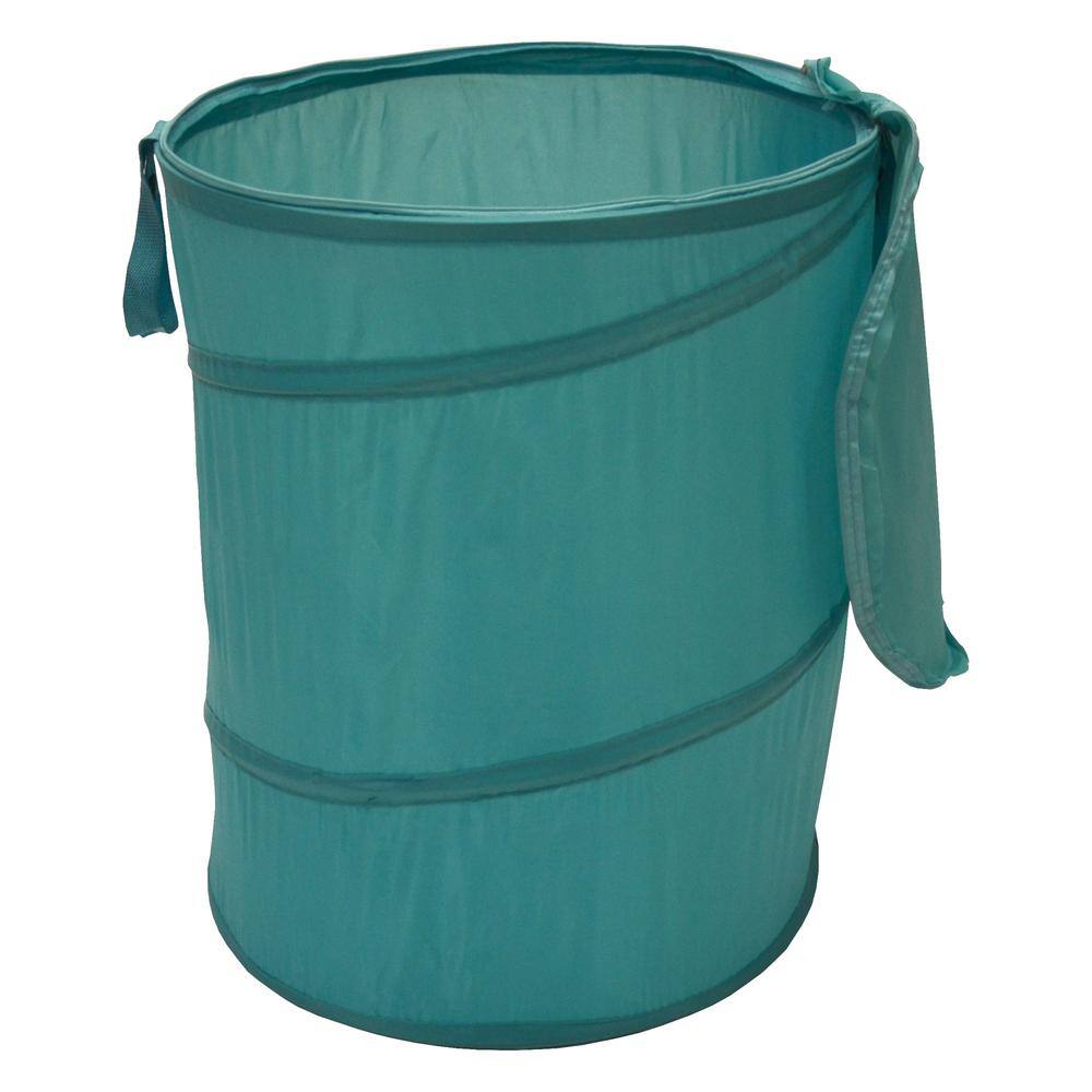 None The Original Bongo Bag Teal Collapsible Polyester Hamper with Lid