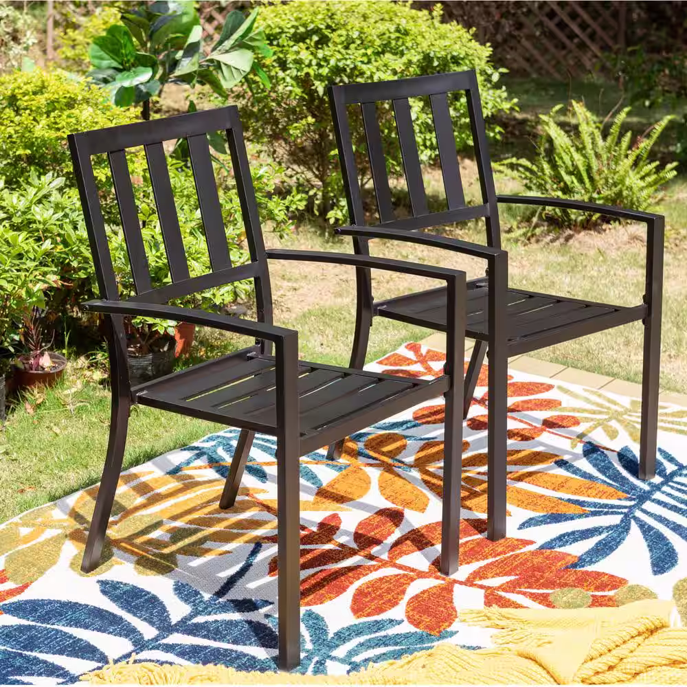 None 7-Piece Metal Outdoor Patio Dining Set