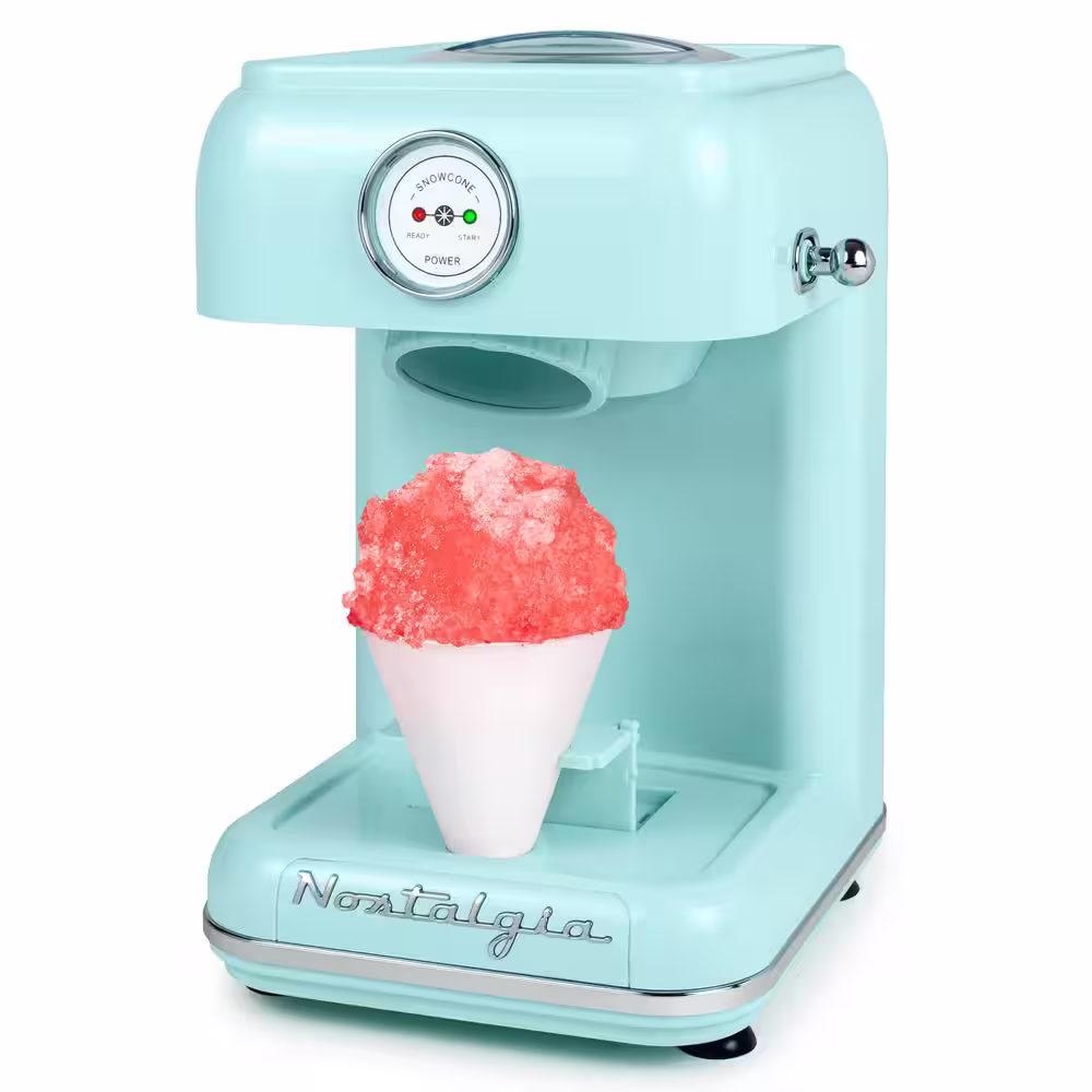 Nostalgia Retro Series Aqua Snow Cone Maker