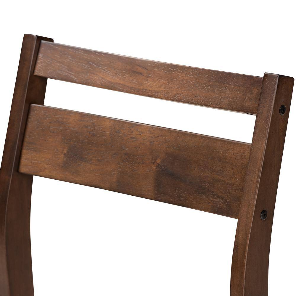 Baxton Studio Lovy 5-Piece Beige Dining Set