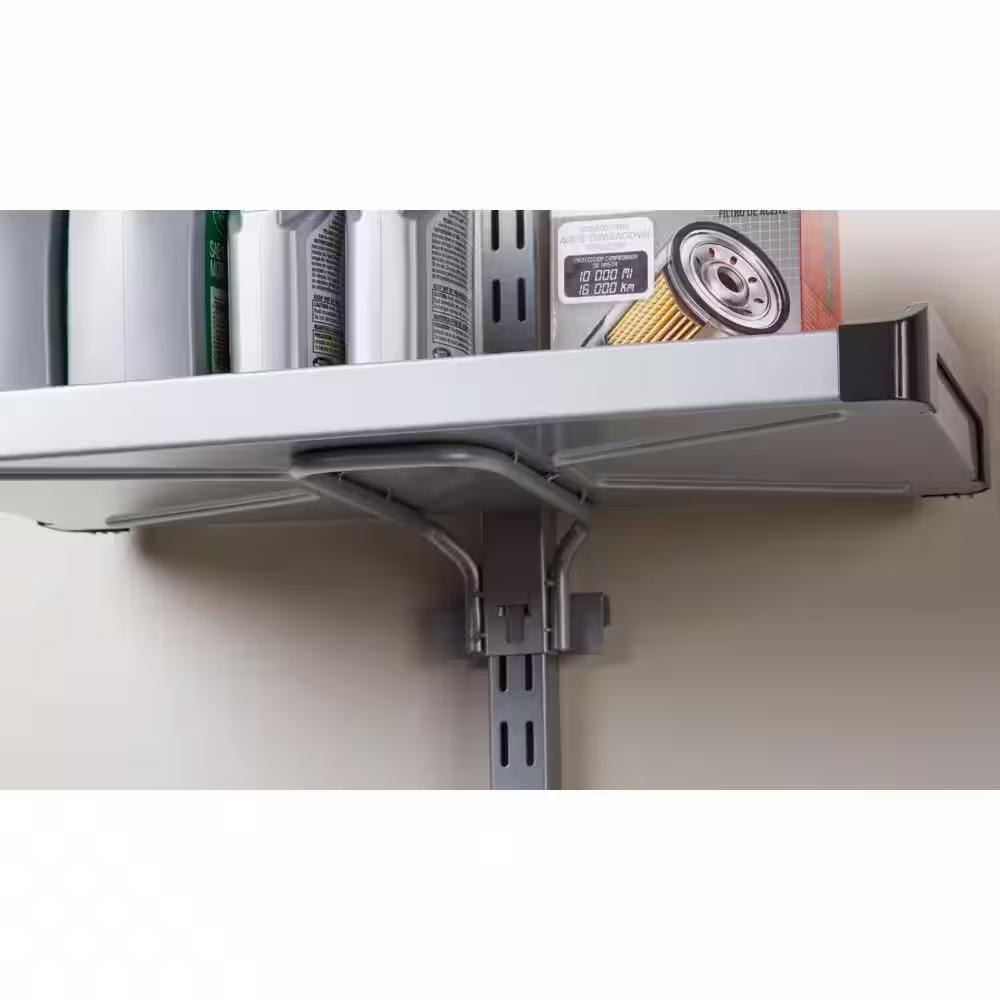 Rubbermaid FastTrack Garage 31.5 in. W x 9.5 in. D Large Metal Shelf