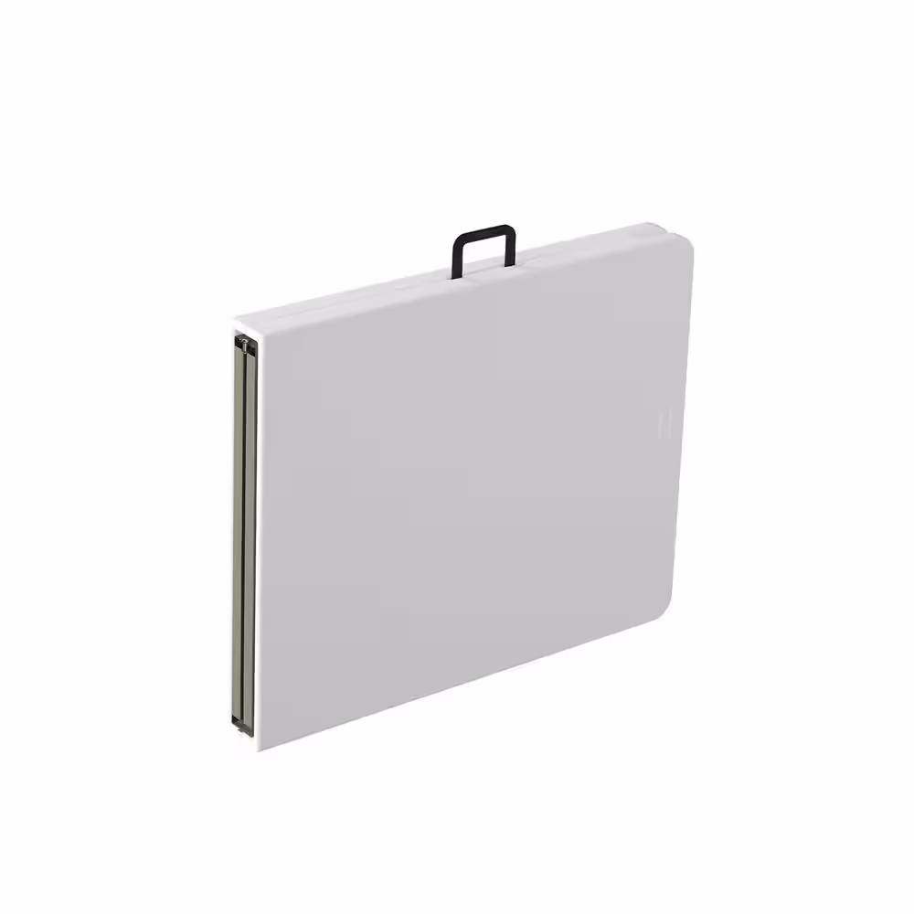 Lavish Home 6 ft. Folding Utility Table with Plastic Tabletop