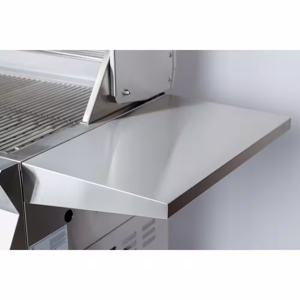 Fire Tango 4-Burner Propane Gas Grill in Stainless Steel with Height Adjustable Cooking Surface