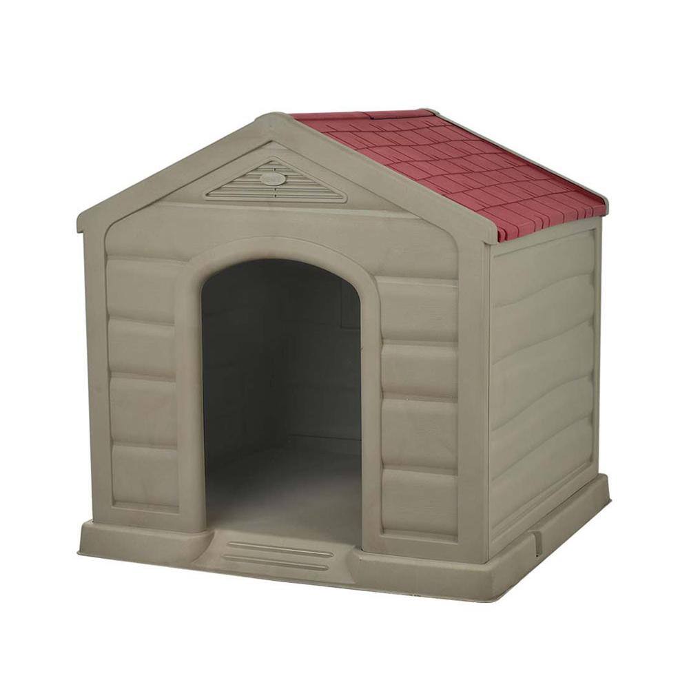 Rimax Large Breed Dog House in Taupe
