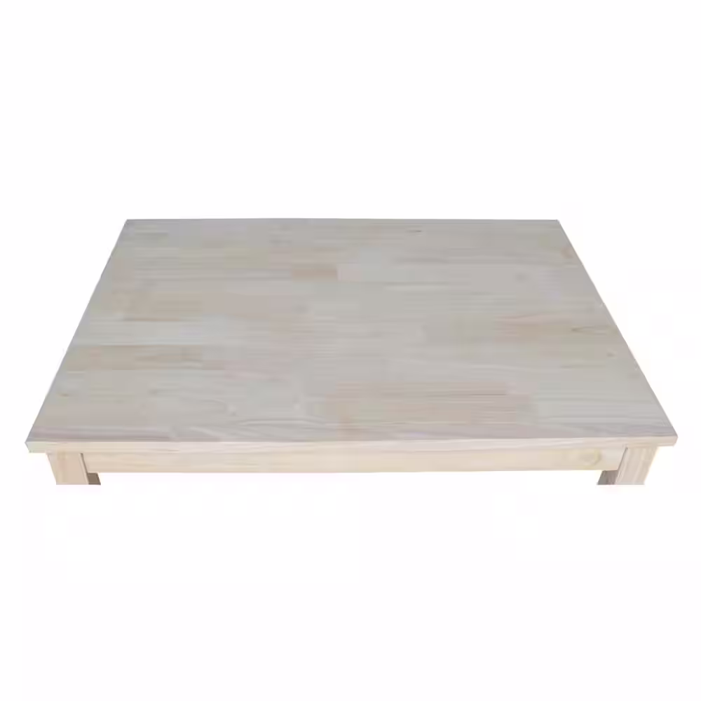 International Concepts Unfinished Solid Wood Kid's Table