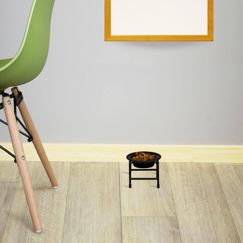 Platinum Pets 0.75 Cup Switchin Stainless Steel Dog/Cat Diner Feeder Replacement Bowl in Midnight Black