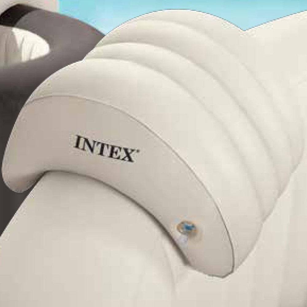 Intex Inflatable Slip Resistant Spa Seat & Inflatable Spa Headrest Pillow