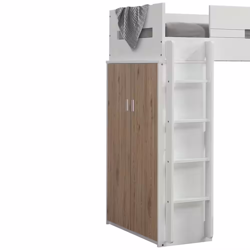 Acme Furniture Nerice White Twin Loft Bed