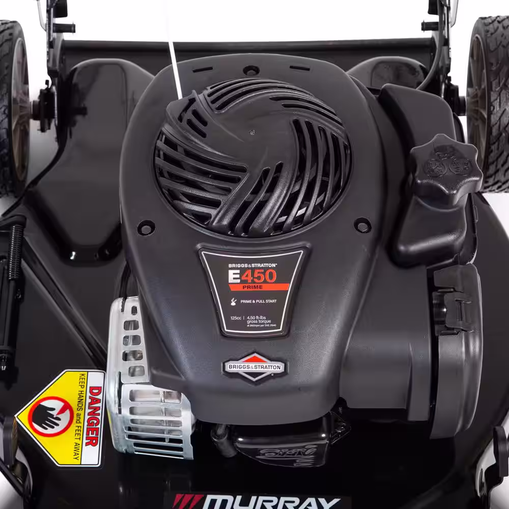 Murray 20 in. 125 cc Briggs & Stratton Walk Behind Gas Push Lawn Mower with 4 Wheel Height Adjustment and Prime 'N Pull Start