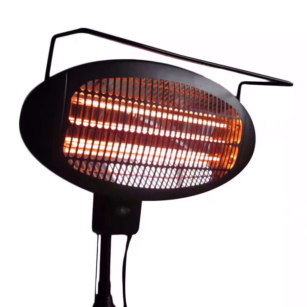 None 1500-watt Free Standing Infrared Electric Patio Heater
