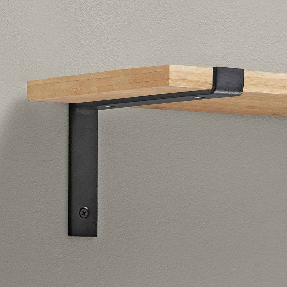 Dolle LIP 8.2 in. Black Steel Shelf Bracket
