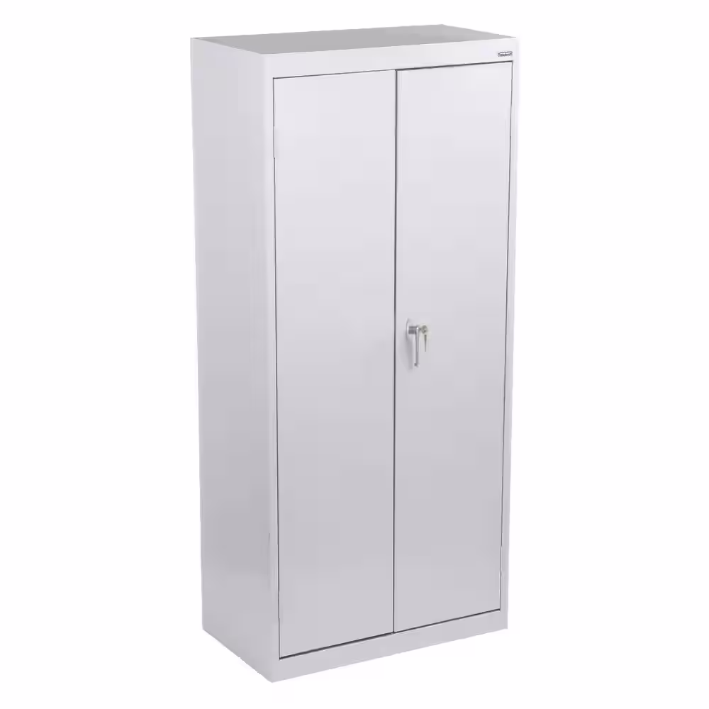Sandusky Classic Series ( 36 in. W x 72 in. H x 24 in. D ) Steel Garage Freestanding Cabinet in Dove Gray