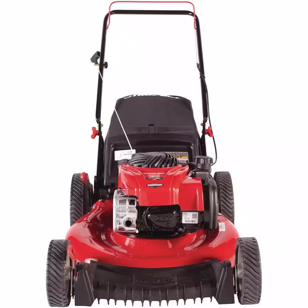 Troy-Bilt 21in. 140cc Briggs & Stratton Gas Push Lawn Mower with Rear bag and Mulching Kit Included
