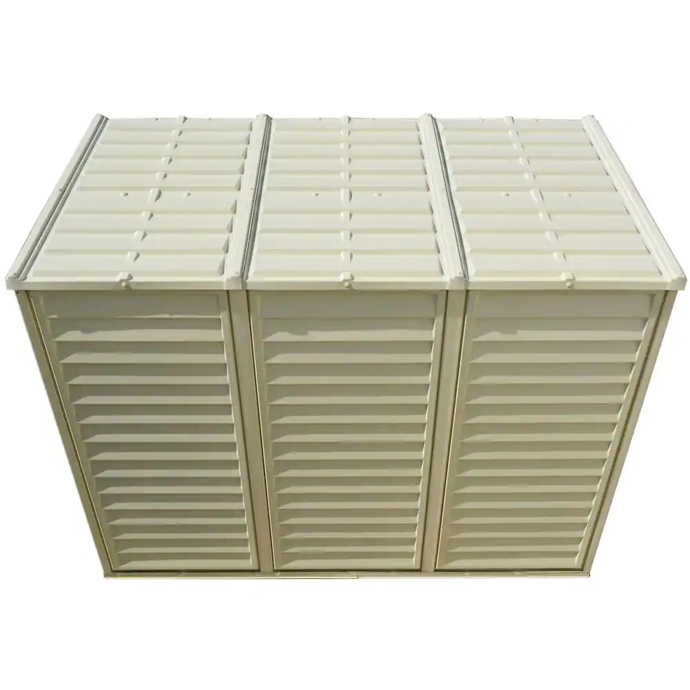 Duramax Building Products Sidemate 4 ft. x 8 ft. Vinyl Shed with Foundation 29.25 sq. ft.