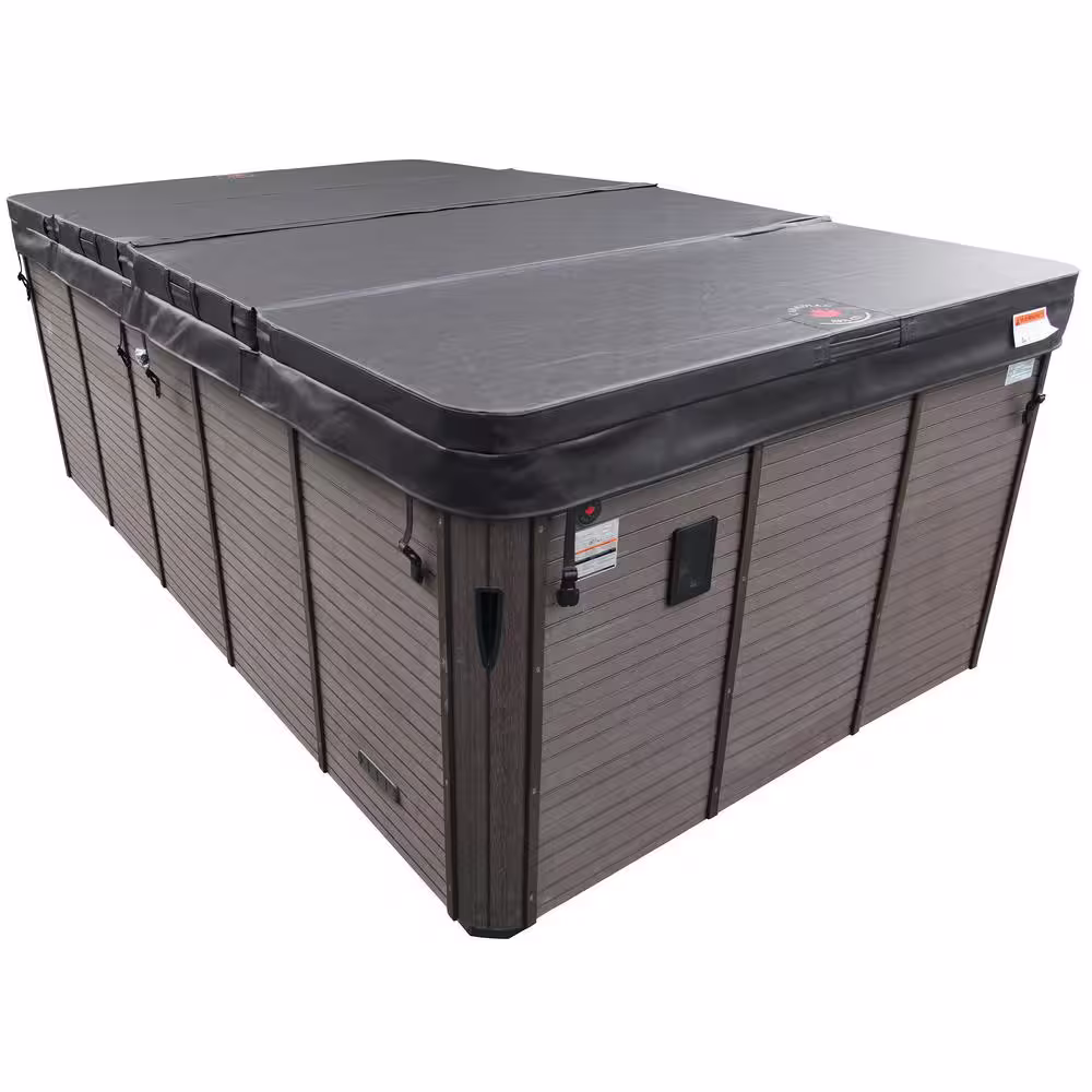 Canadian Spa Company St. Lawrence 13 ft. 12-Person 39-Jet Swim Spa with LED Lighting and Bluetooth Audio