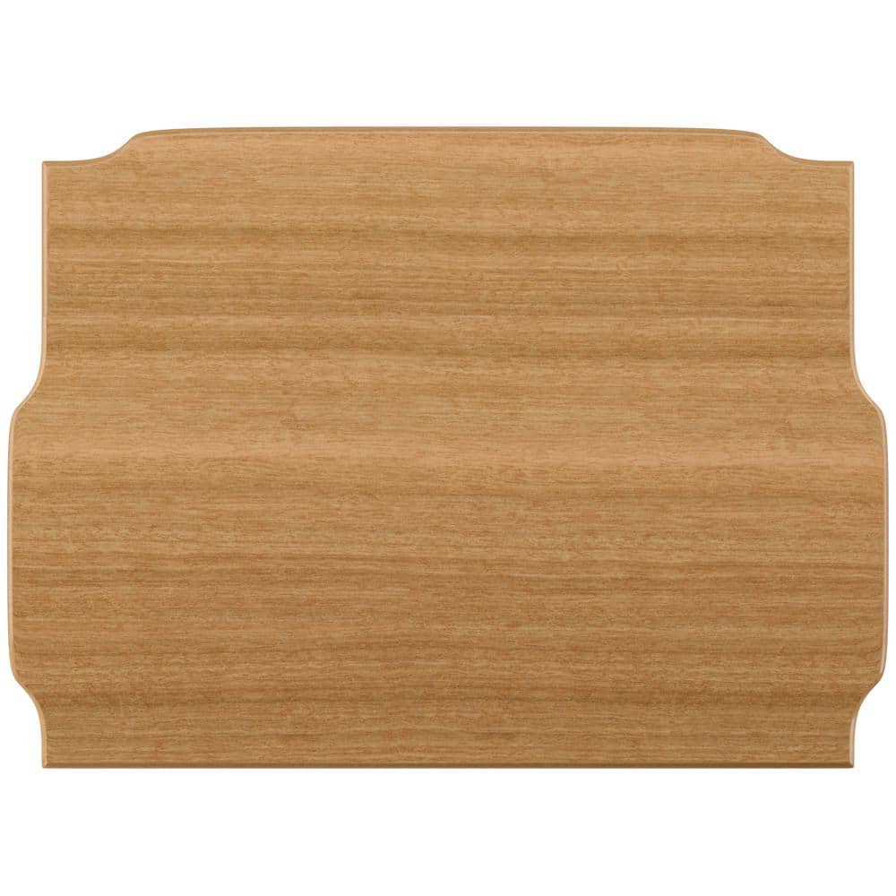 HOMESTYLES Americana White Kitchen Island With Drop Leaf