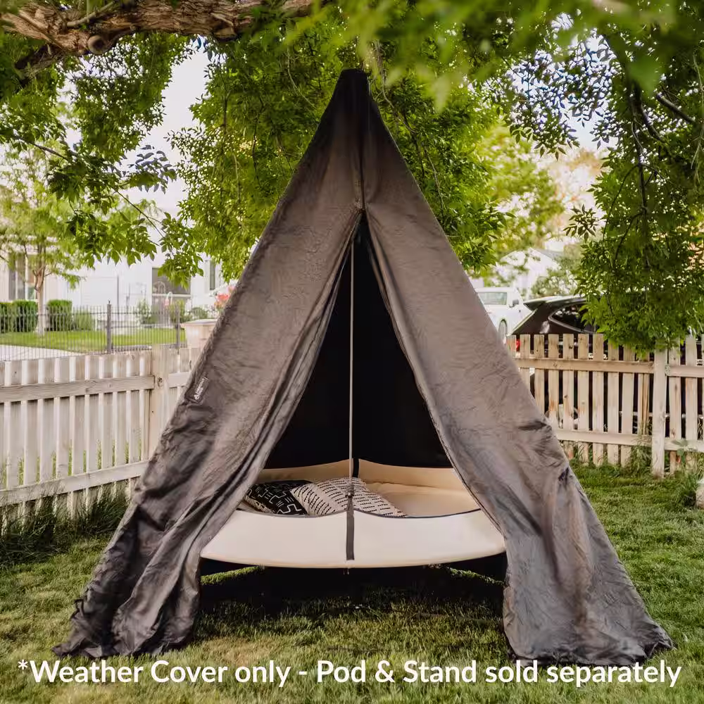HANGOUT POD Polyester Waterproof Weather Cover in Black