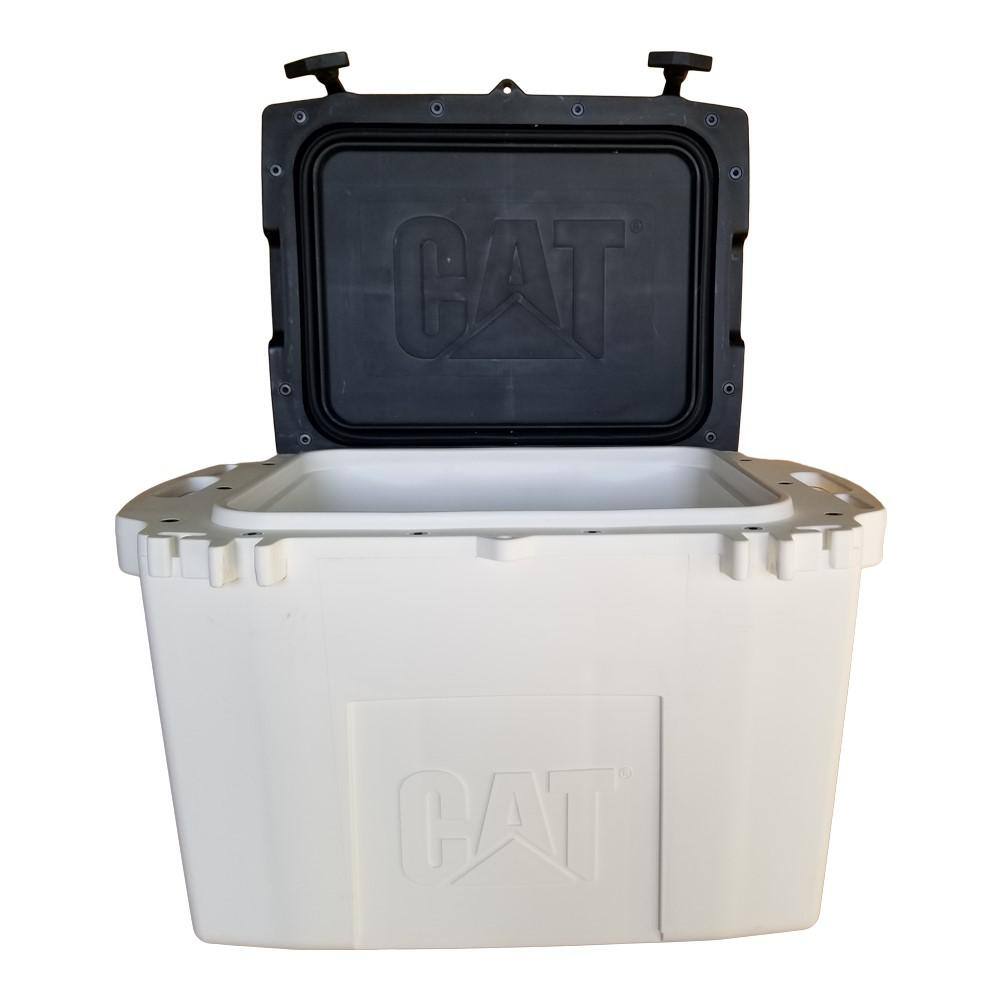 Cat Coolers 27 Qt. Caterpillar Cooler in White