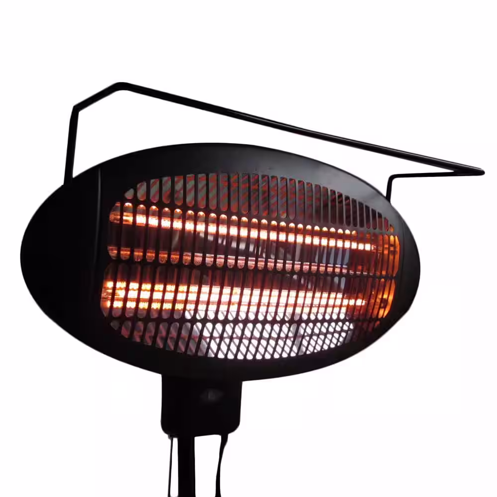 None 1500-watt Free Standing Infrared Electric Patio Heater