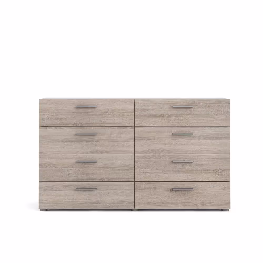 Tvilum Austin 8-Drawer Truffle Double Dresser