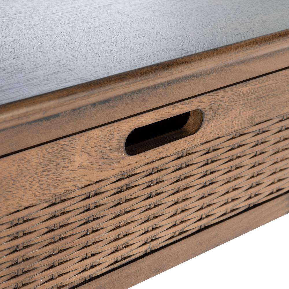 SAFAVIEH Landers Brown 3-Drawer Console Table