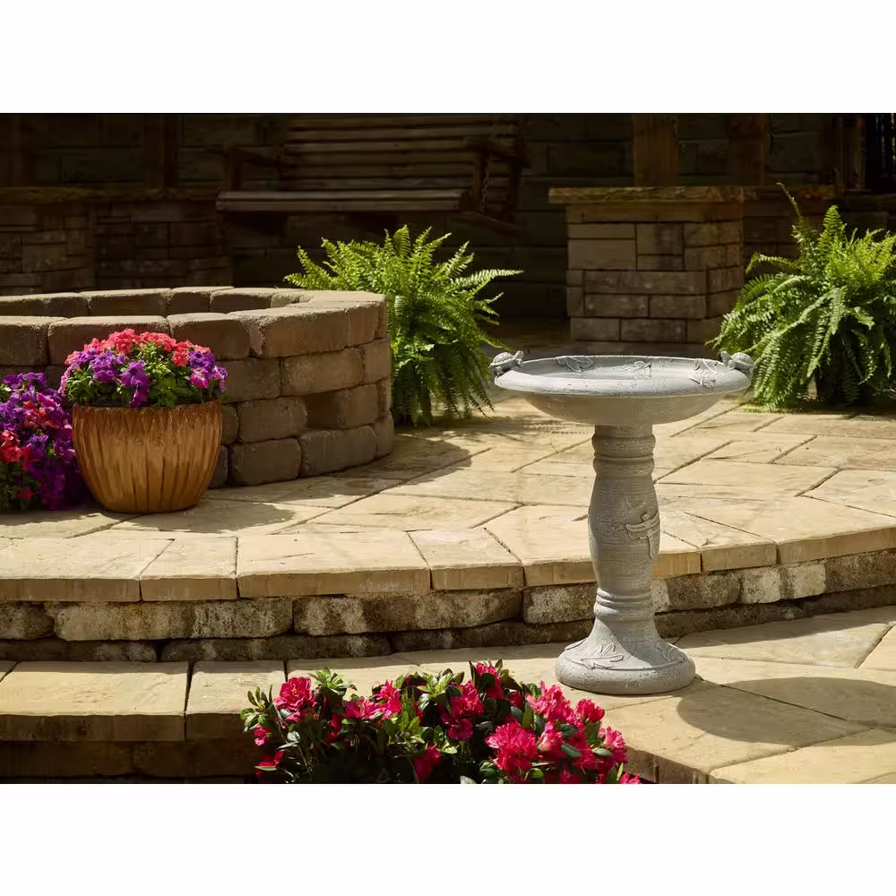 Smart Garden 18-1/5 in. Country Gardens Traditional Birdbath
