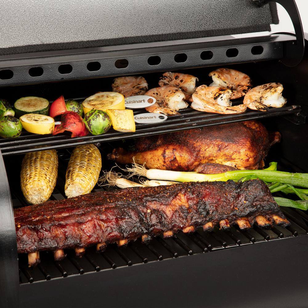 Cuisinart 465 sq. in. Wood Pellet Grill and Smokerâ?in Gray