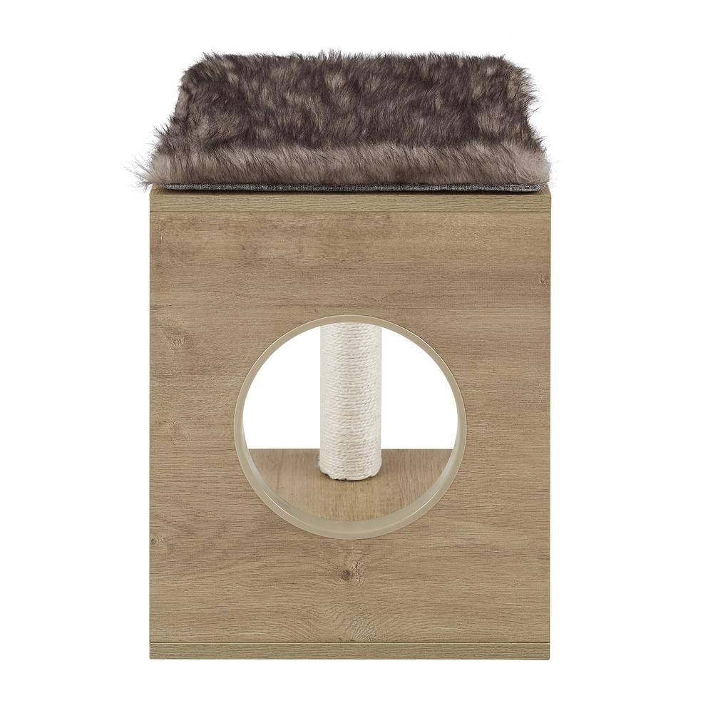 Sam's Pets Sheree 17.32 in. Light Brown Cat Tree