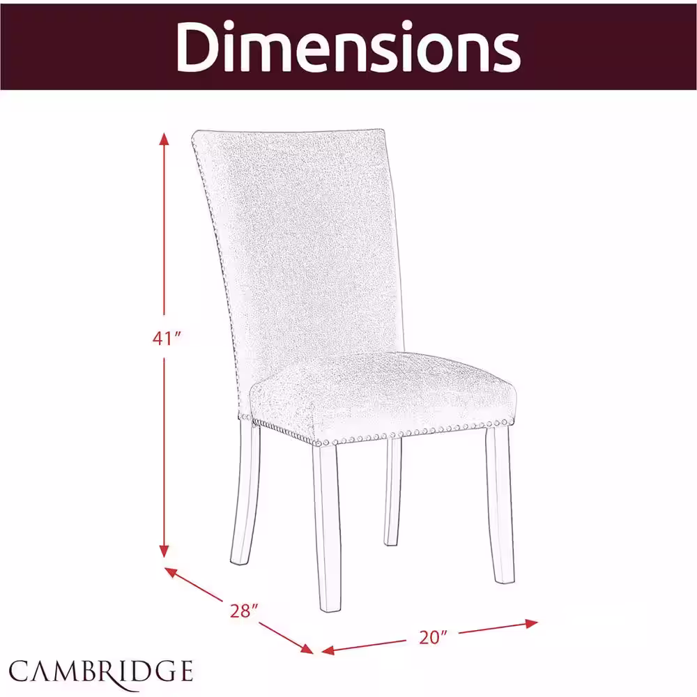 Cambridge Solano Grey Dining Set (Set of 7)