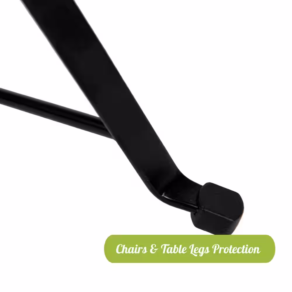 Tatayosi 3-Piece Teak Wood Outdoor Bistro Set Folding Table and Chair Set with Blue Cushion