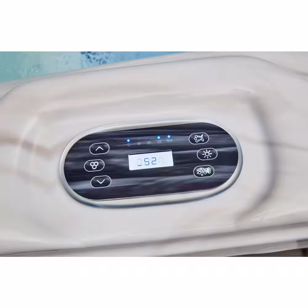 Luxury Spas Estes 5-Person 52-Jet Dual Lounger Hot Tub with Ozone