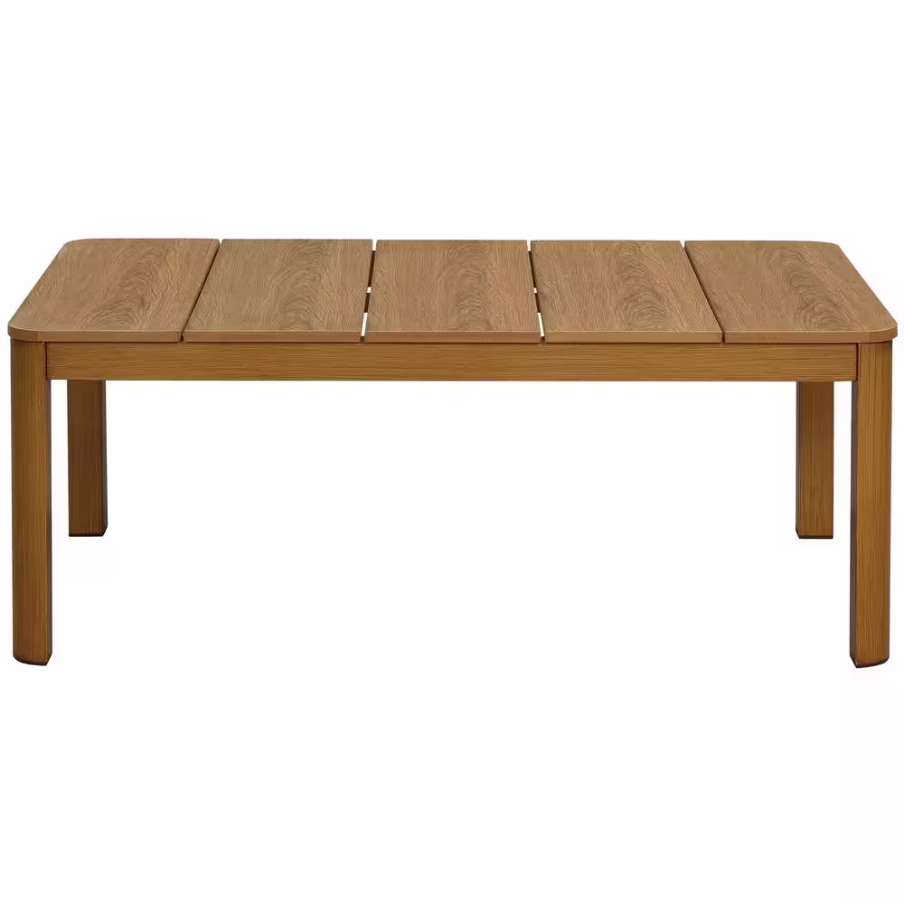 Hanover Blake 4-Piece Wicker Patio Conversation Deep Seating Set with Gray Cushions with All-Weather, Wood Accents