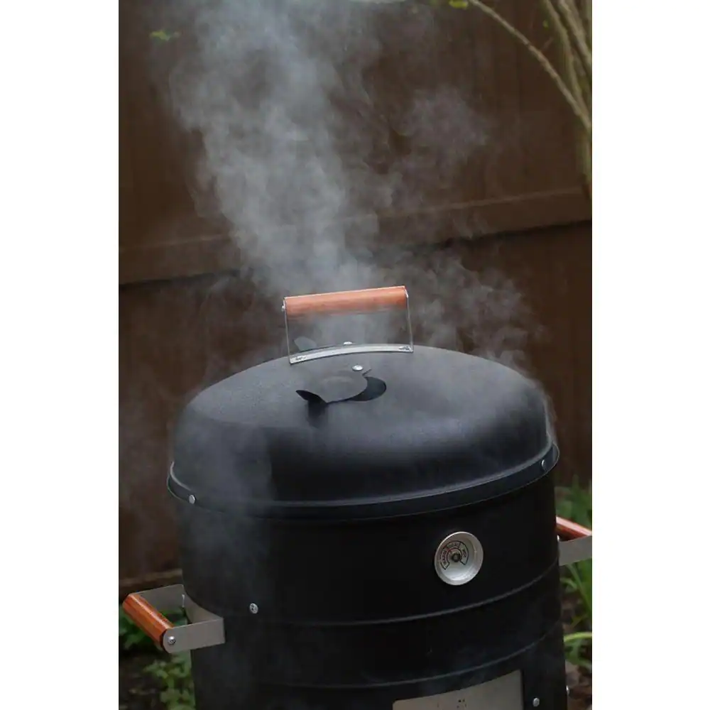 Americana 2-in-1 Charcoal Water Smoker Grill