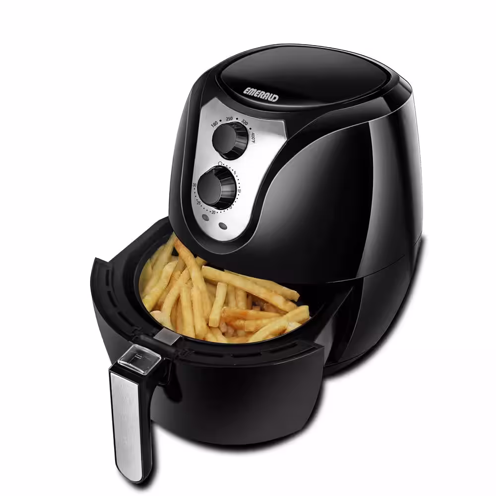 Emerald 3.4 Qt. Manual Air Fryer with Rapid Air Technology