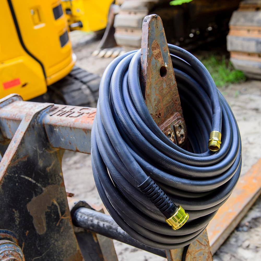 Element MaxLite 3/4 in. x 50 ft. Heavy-Duty Premium Rubber Plus Water Hose