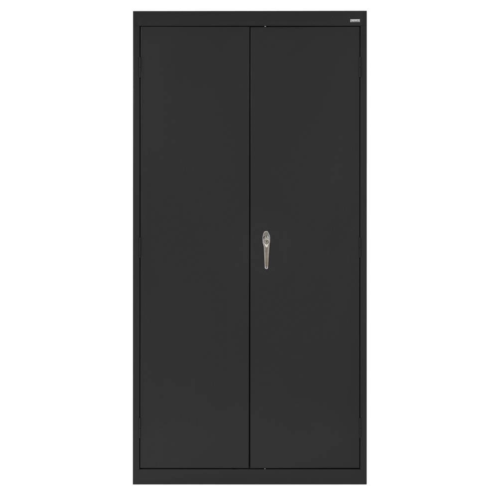 Sandusky Classic Series ( 36 in. W x 72 in. H x 24 in. D ) Steel Garage Freestanding Cabinet in Black