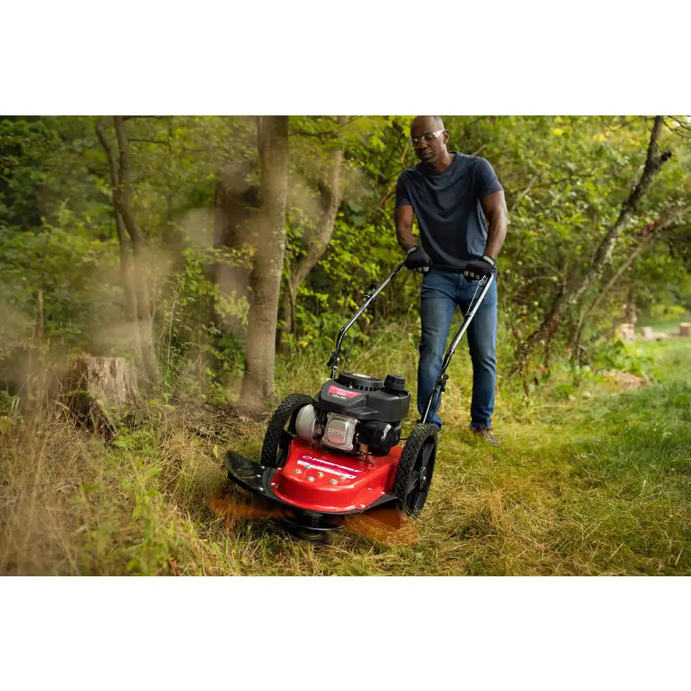 Troy-Bilt 22 in. 140 cc Gas Walk Behind String Trimmer Mower