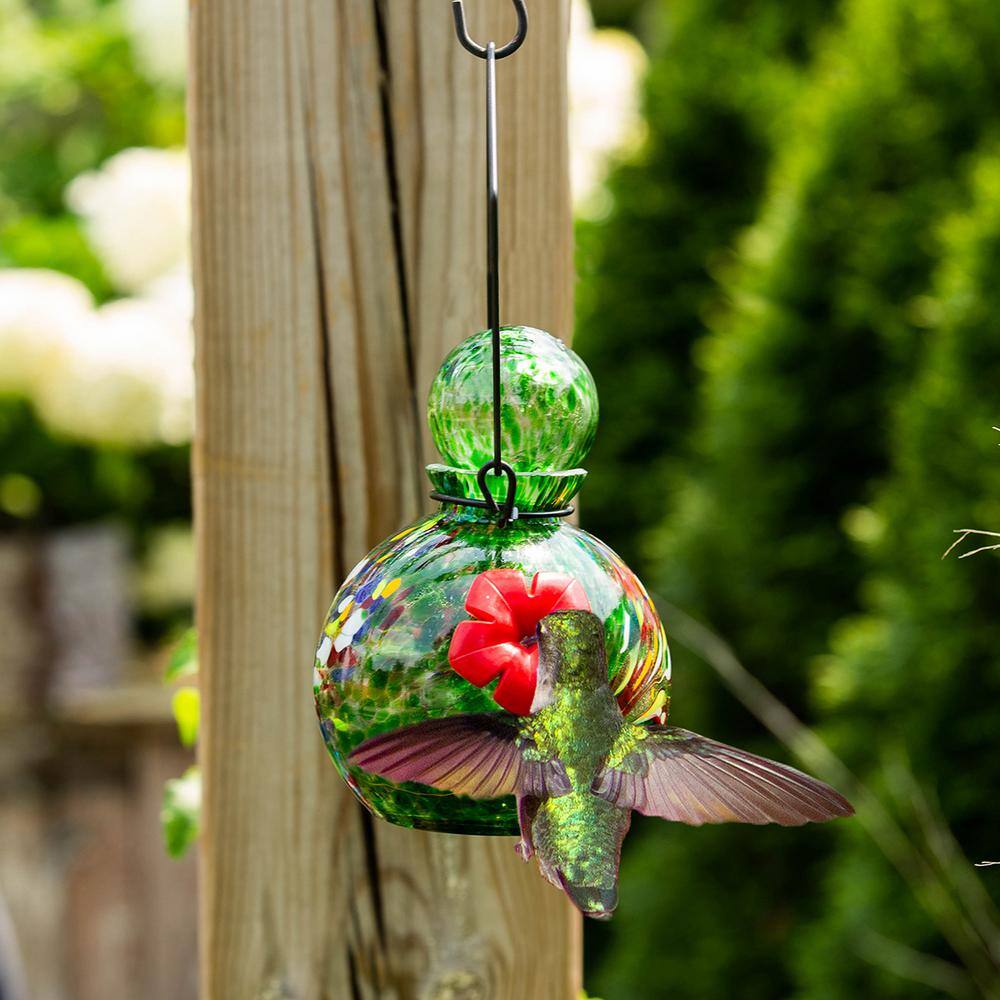 Echo Valley LunaLite Globe Green Hummingbird Feeder