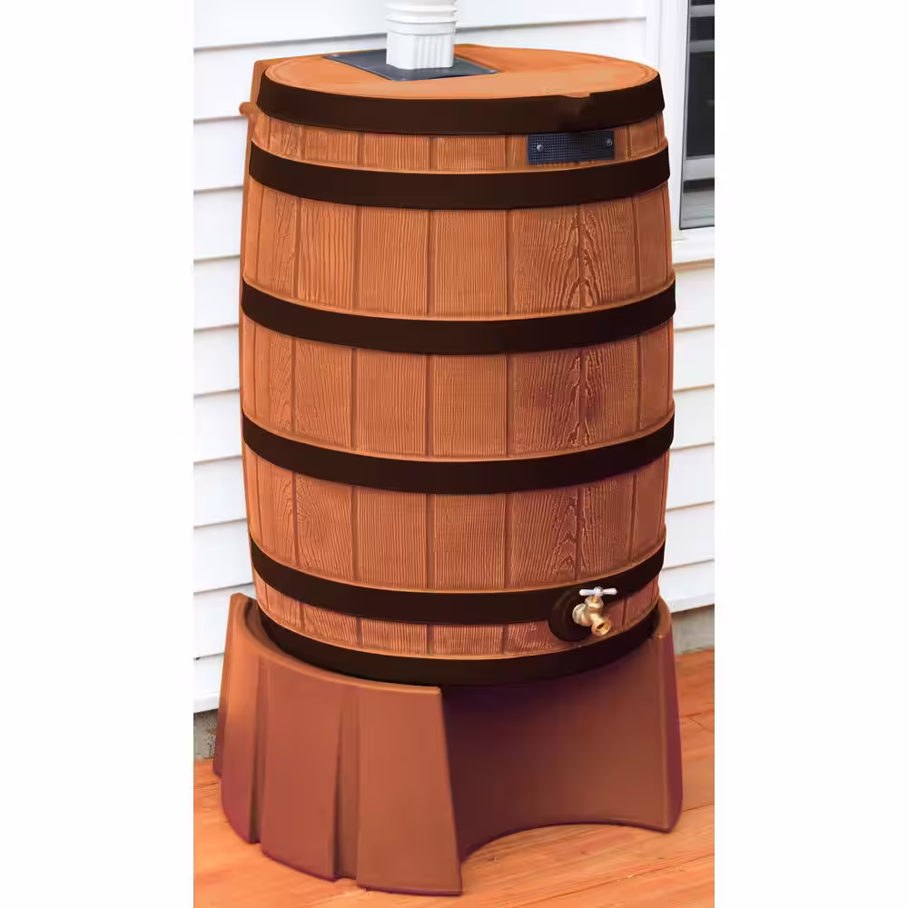 Good Ideas 50 Gal. Terra Cotta Rain Barrel Stand