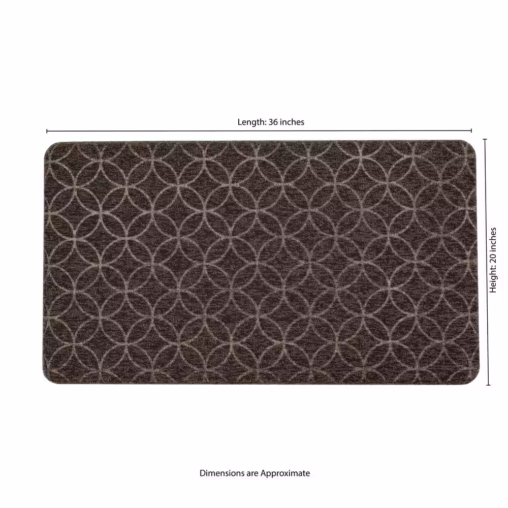 MSI Harper Loop 20 in. x 36 in. Anti-Fatigue Vinyl Foam Utility Mat